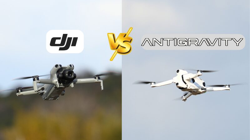 DJI vs Antigravityの比較をイメージする画像