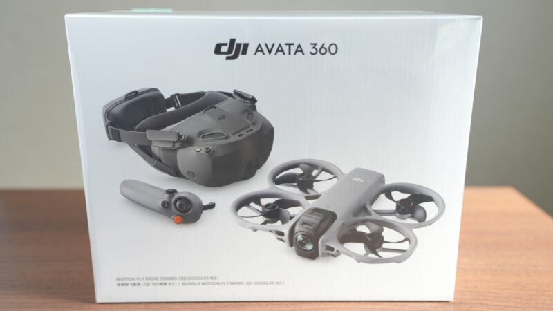 DJI Avata 360 Motion Fly Moreのパッケージ外観